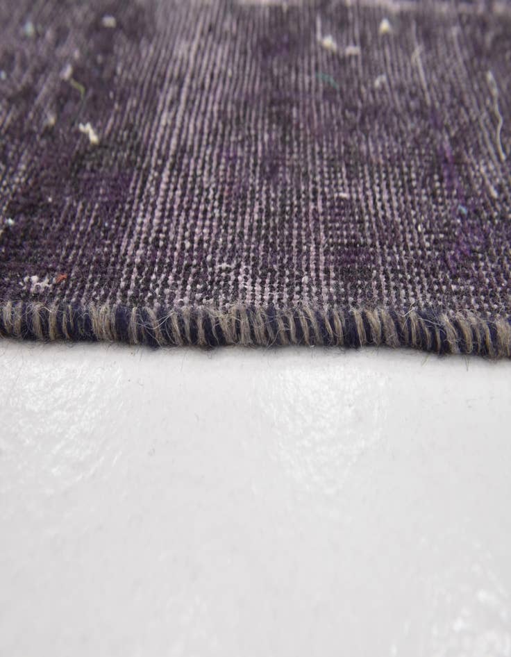 Detail image of 6' 4 x 9'  Hand Knotted Ultra Vintage Persian Wool Rug