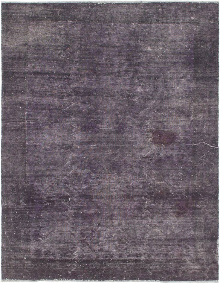 Detail image of 6' 4 x 9' Hand Knotted Ultra Vintage Persian Wool Rug