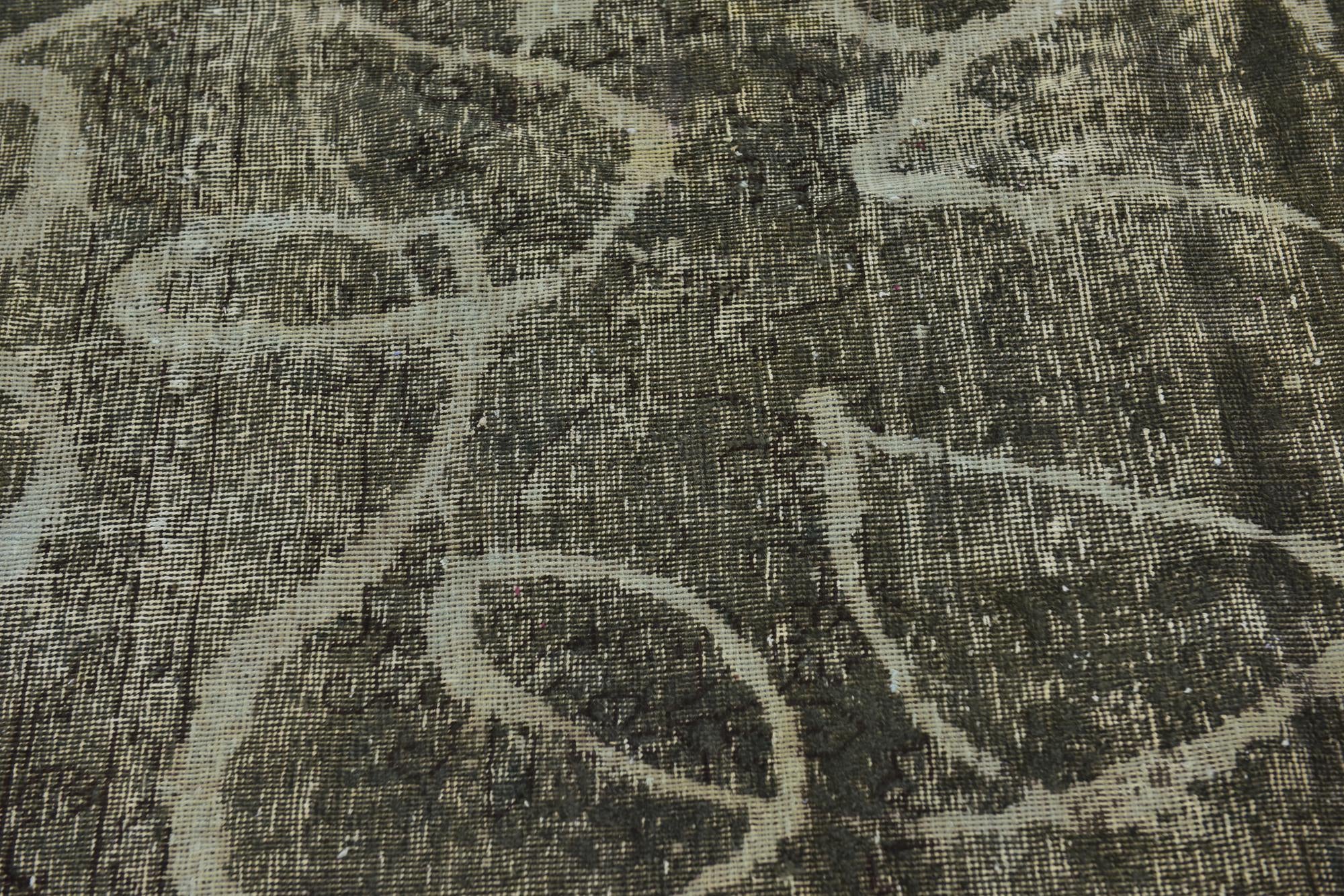 4' 5 x 6' 4 Hand Knotted Ultra Vintage Persian Wool Rug