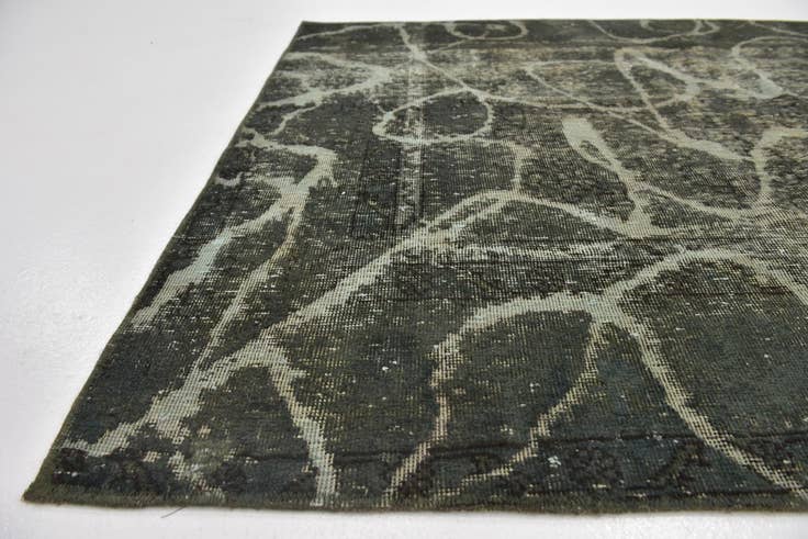 Detail image of 4' 5 x 6' 4 Hand Knotted Ultra Vintage Persian Wool Rug