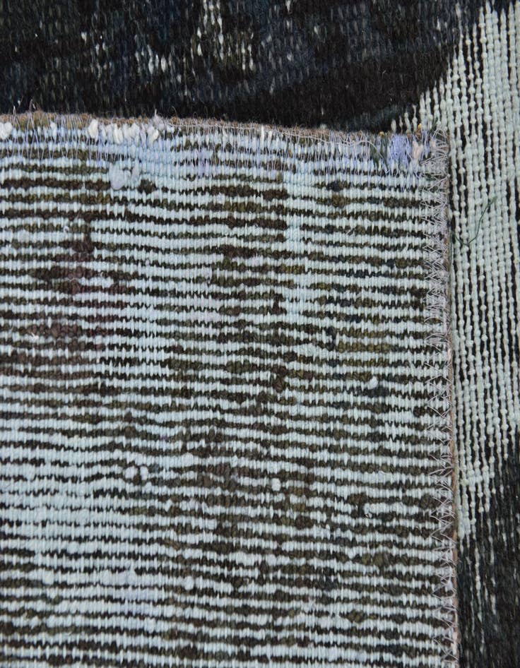 Detail image of 6' 7 x 9' 3  Hand Knotted Ultra Vintage Persian Wool Rug