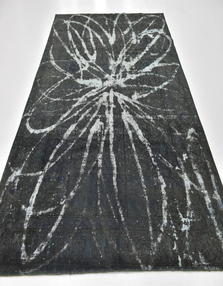 Detail image of 6' 7 x 9' 3  Hand Knotted Ultra Vintage Persian Wool Rug