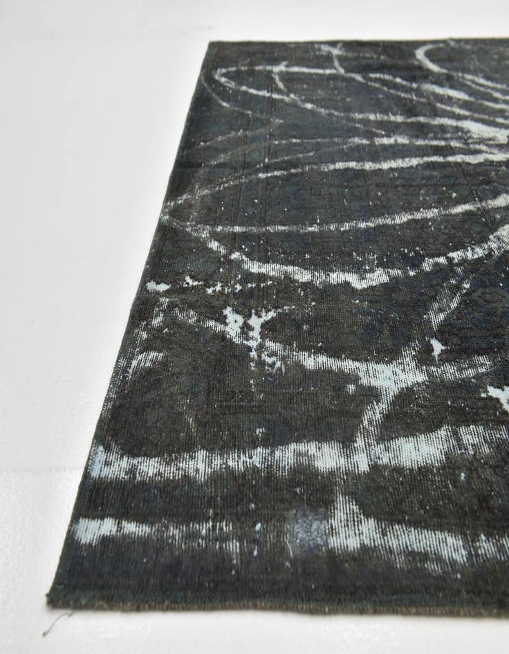 Detail image of 6' 7 x 9' 3  Hand Knotted Ultra Vintage Persian Wool Rug