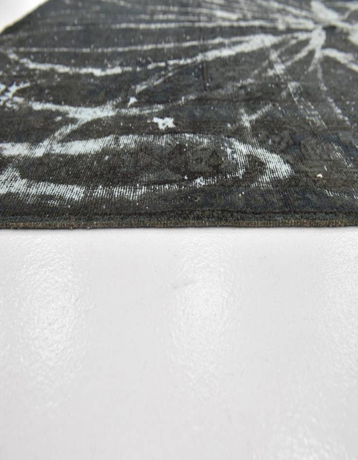 Detail image of 6' 7 x 9' 3  Hand Knotted Ultra Vintage Persian Wool Rug