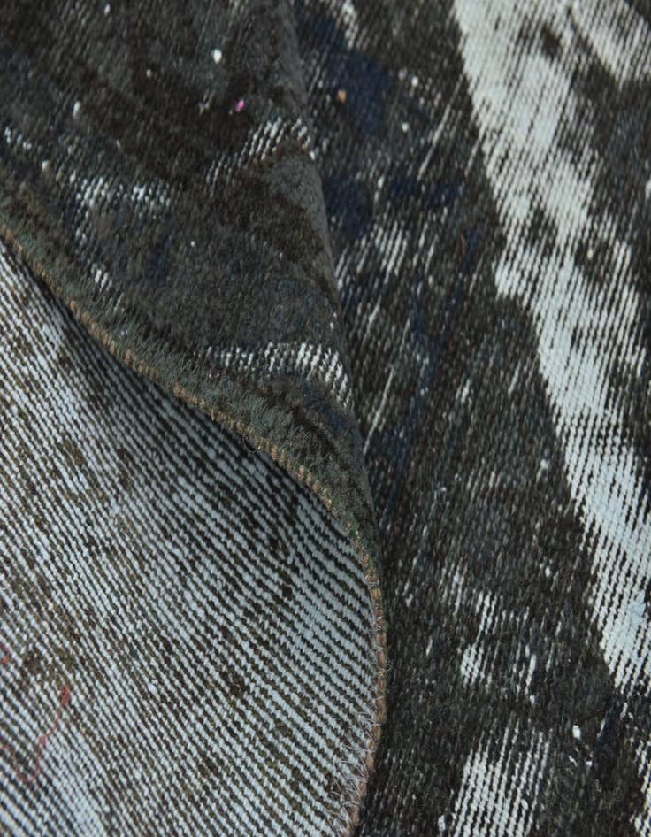 Detail image of 6' 7 x 9' 3  Hand Knotted Ultra Vintage Persian Wool Rug