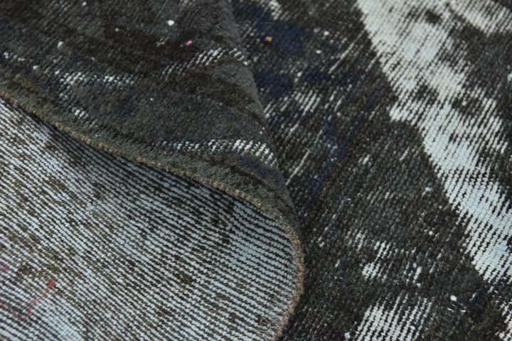 6' 7 x 9' 3 Hand Knotted Ultra Vintage Persian Wool Rug