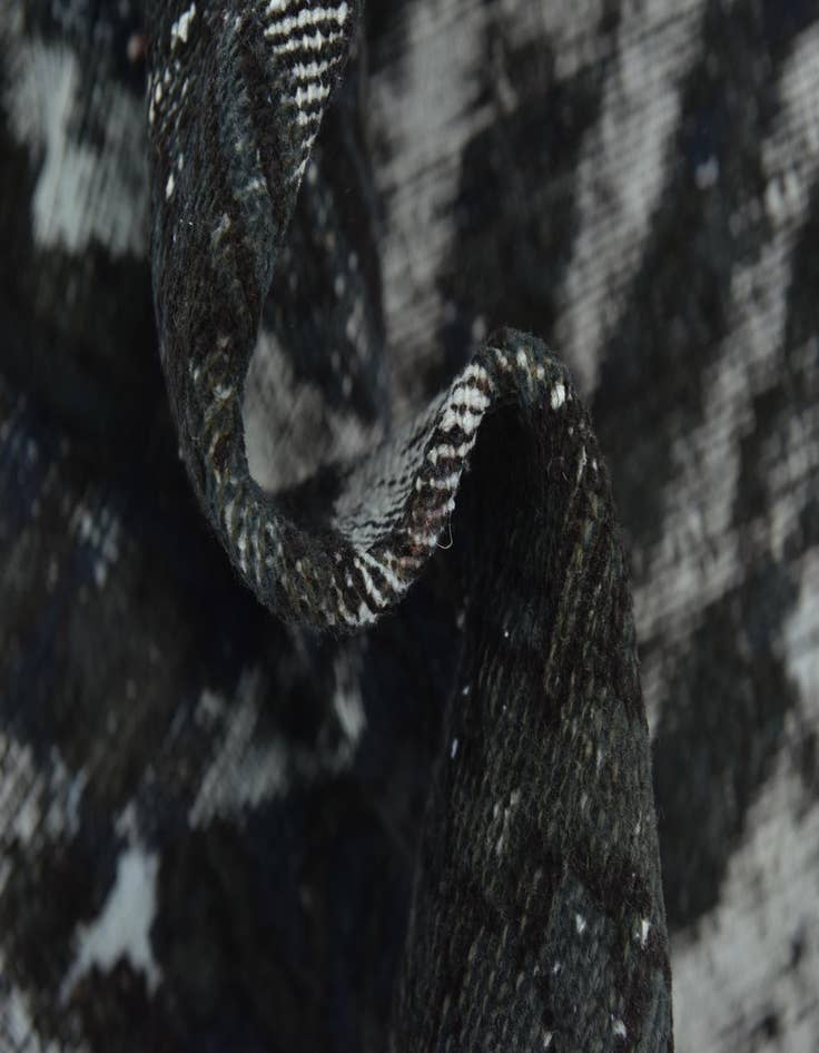 Detail image of 6' 7 x 9' 3  Hand Knotted Ultra Vintage Persian Wool Rug