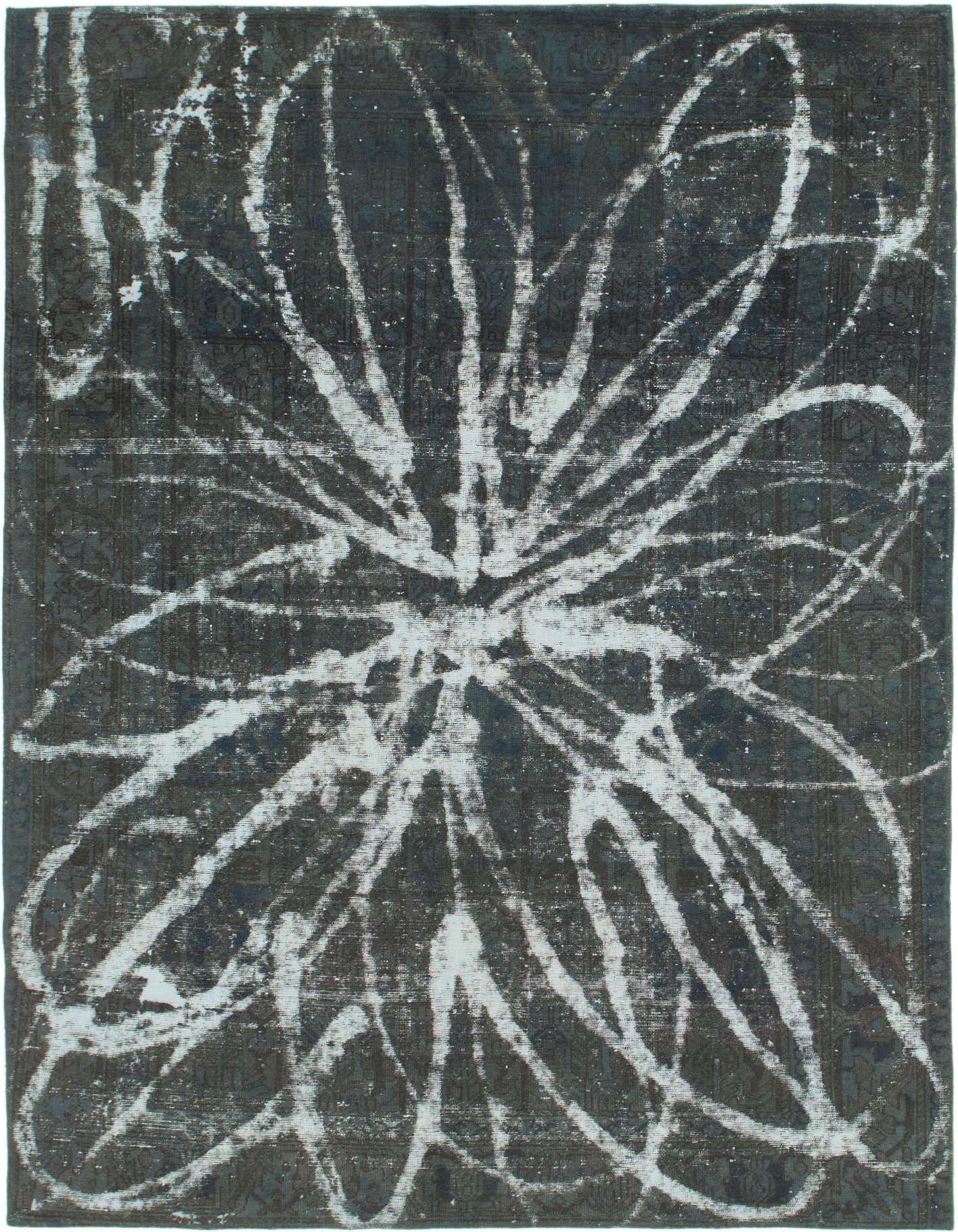 Primary image 6' 7 x 9' 3  Hand Knotted Ultra Vintage Persian Wool Rug