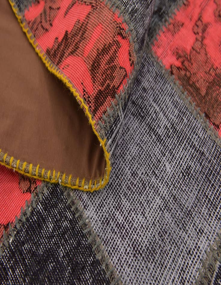 Detail image of 5' 2 x 6' 8  Hand Knotted Ultra Vintage Persian Wool Rug