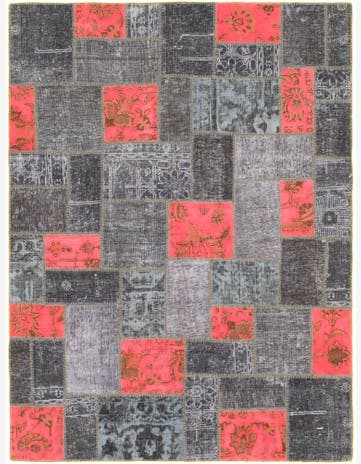 5' 2 x 6' 8 Hand Knotted Ultra Vintage Persian Wool Rug