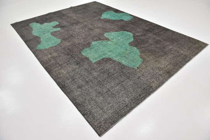 8' x 11' Hand Knotted Ultra Vintage Persian Wool Rug