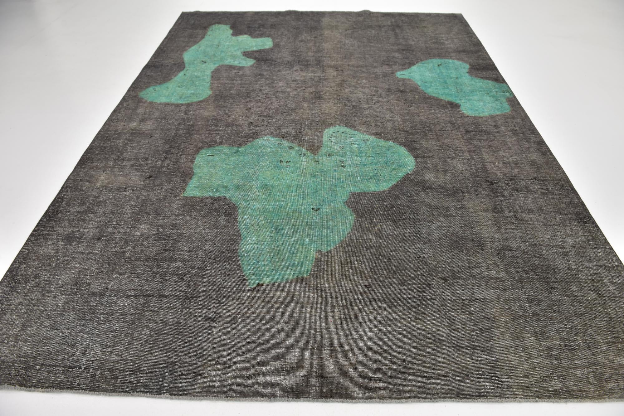 8' x 11' Hand Knotted Ultra Vintage Persian Wool Rug