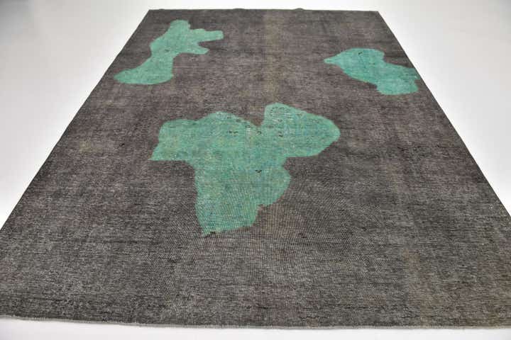 8' x 11' Hand Knotted Ultra Vintage Persian Wool Rug
