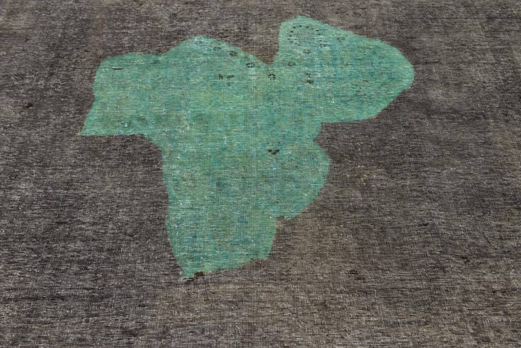 Detail image of 8' x 11' Hand Knotted Ultra Vintage Persian Wool Rug