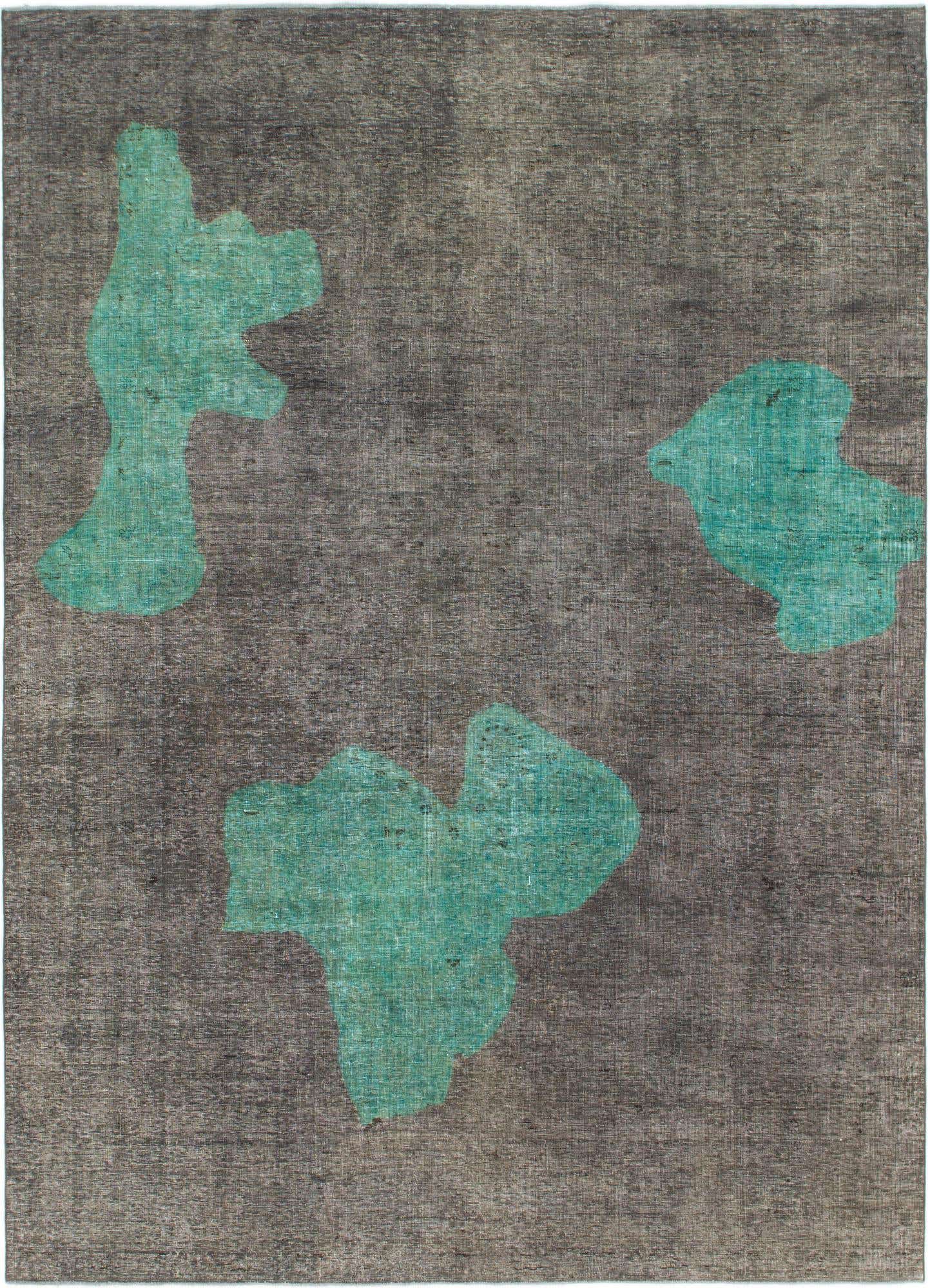 8' x 11' Hand Knotted Ultra Vintage Persian Wool Rug