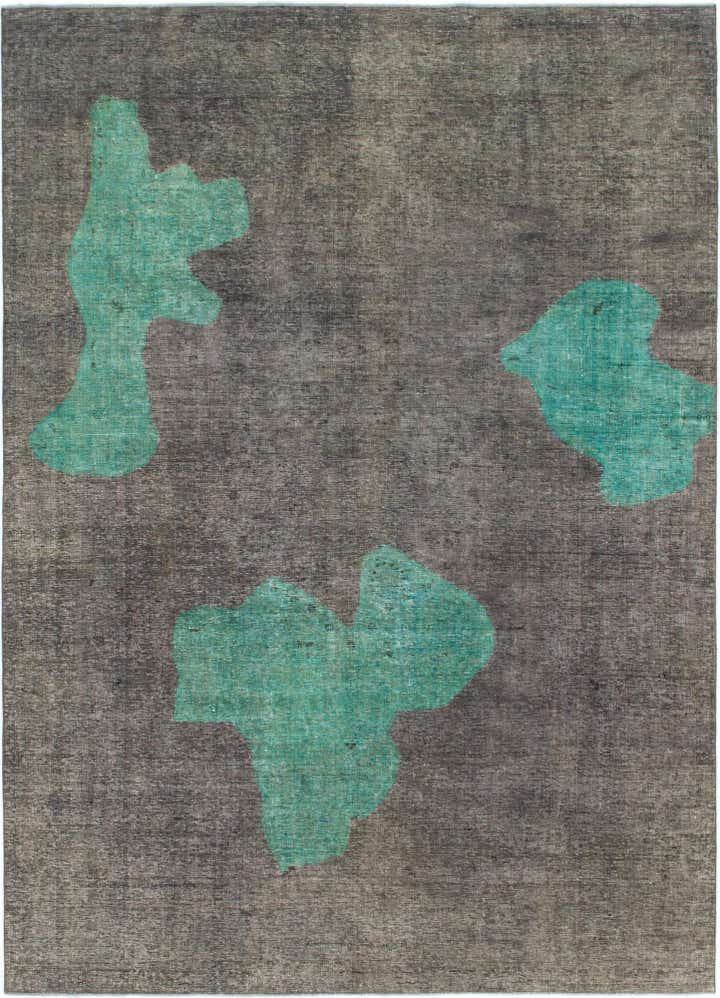 8' x 11' Hand Knotted Ultra Vintage Persian Wool Rug