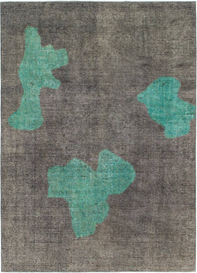 Detail image of 8' x 11' Hand Knotted Ultra Vintage Persian Wool Rug