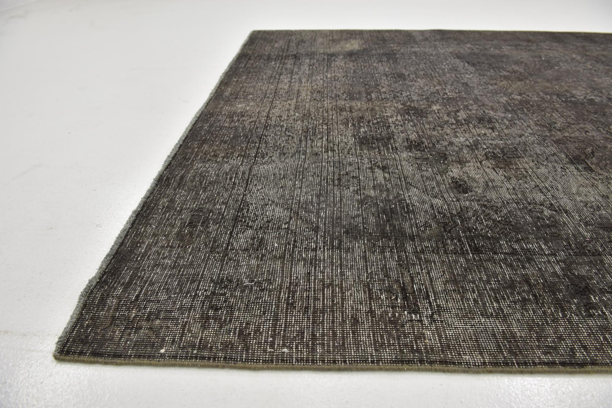 6' 2 x 9' 8 Hand Knotted Ultra Vintage Persian Wool Rug