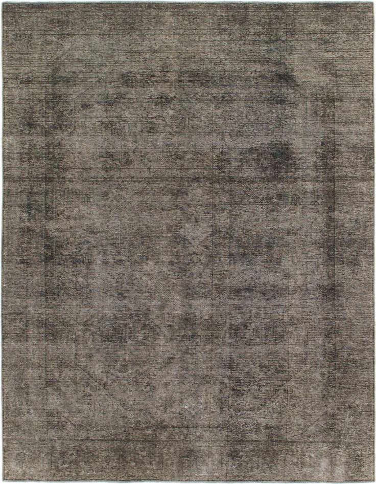 Detail image of 6' 2 x 9' 8 Hand Knotted Ultra Vintage Persian Wool Rug