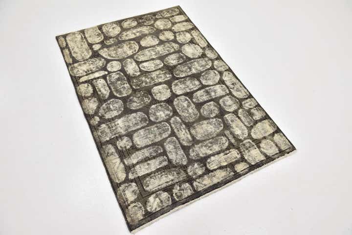 3' 2 x 4' 9 Hand Knotted Ultra Vintage Persian Wool Rug