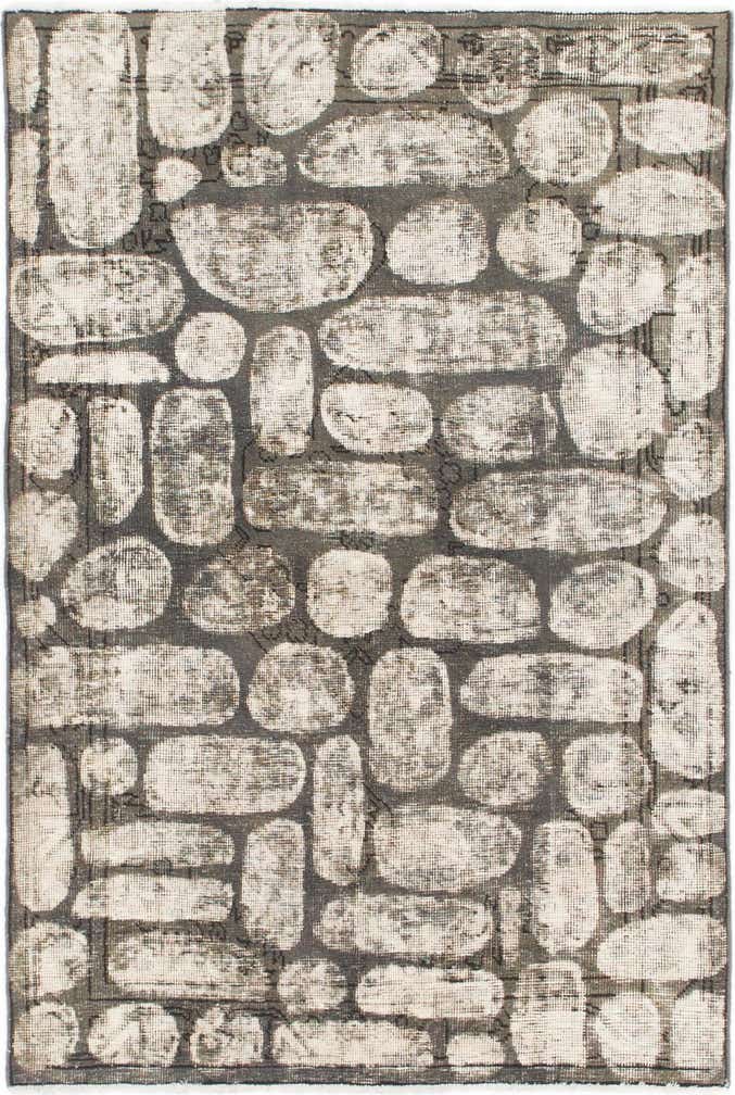 3' 2 x 4' 9 Hand Knotted Ultra Vintage Persian Wool Rug