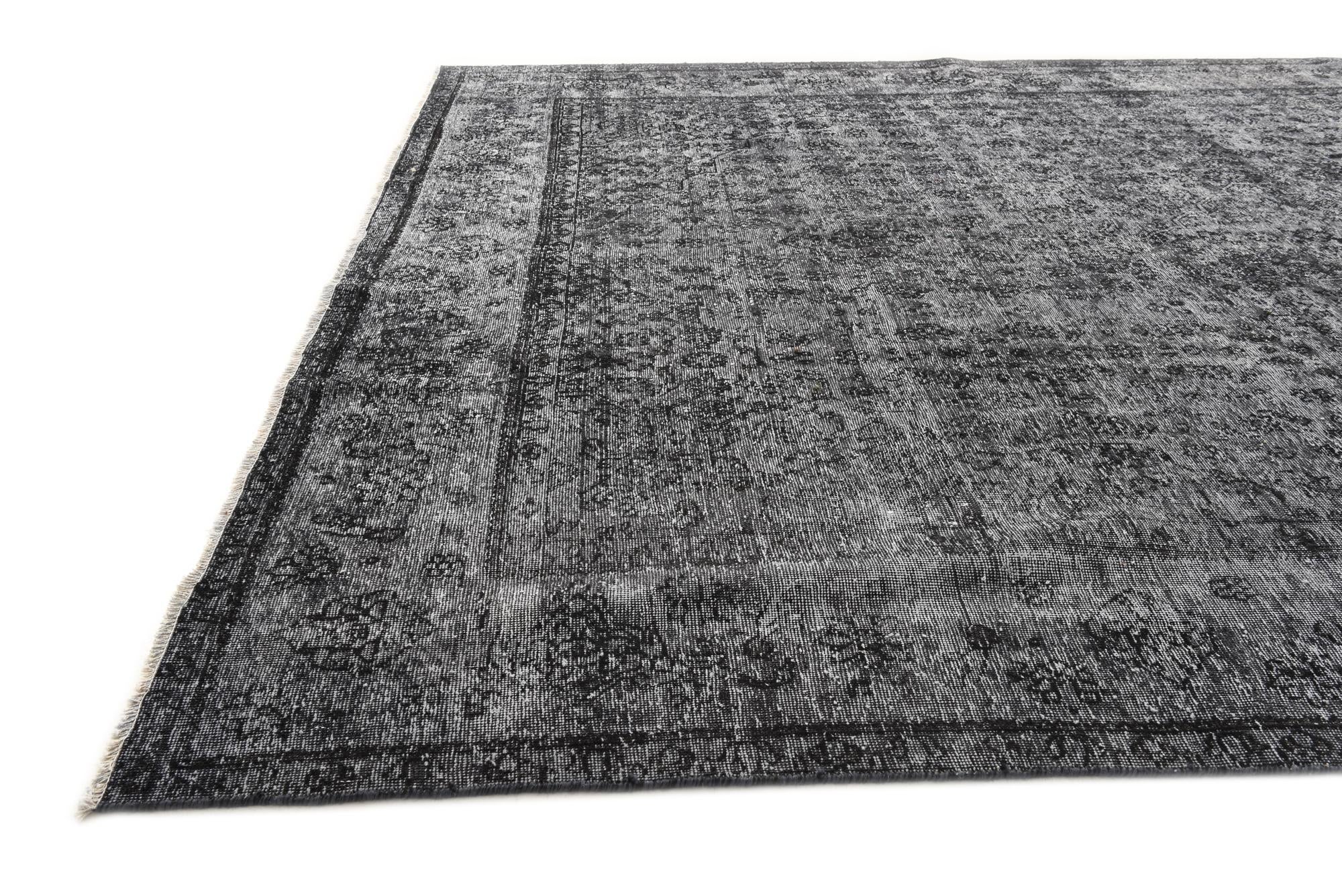 9' 7 x 12' 5 Hand Knotted Ultra Vintage Persian Wool Rug