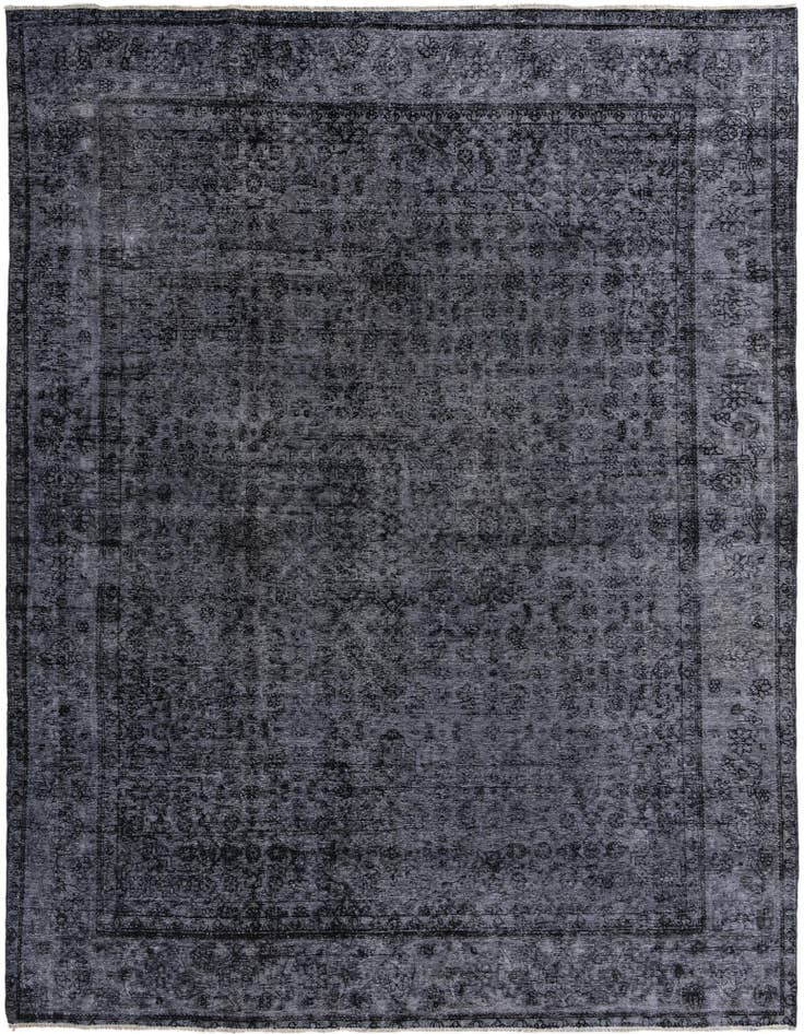 Detail image of 9' 7 x 12' 5 Hand Knotted Ultra Vintage Persian Wool Rug