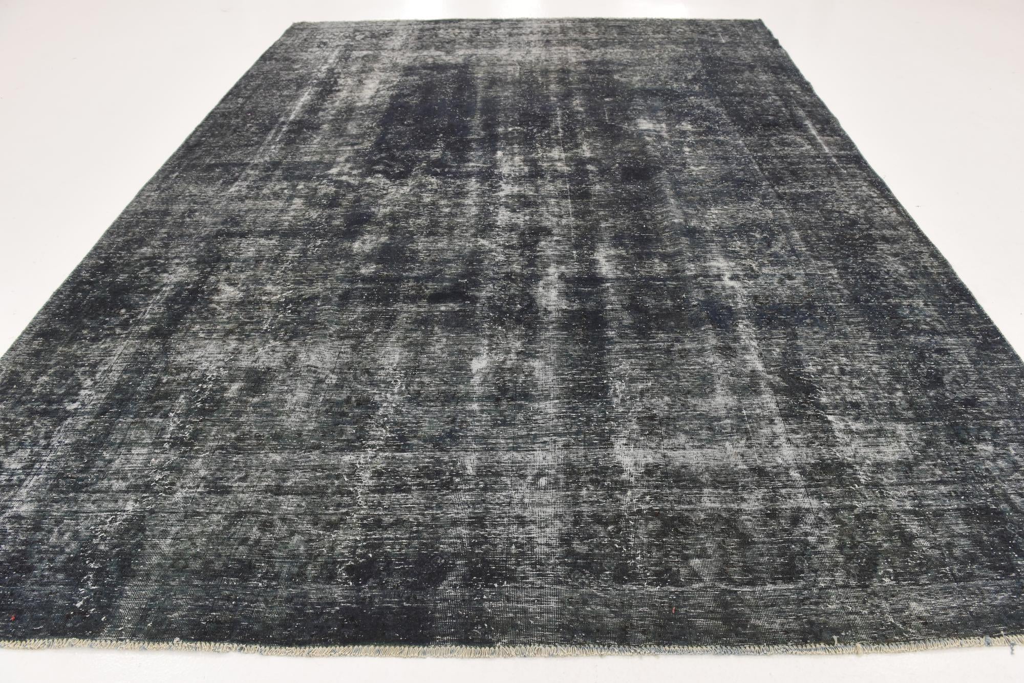 9' 3 x 12' 3 Hand Knotted Ultra Vintage Persian Wool Rug