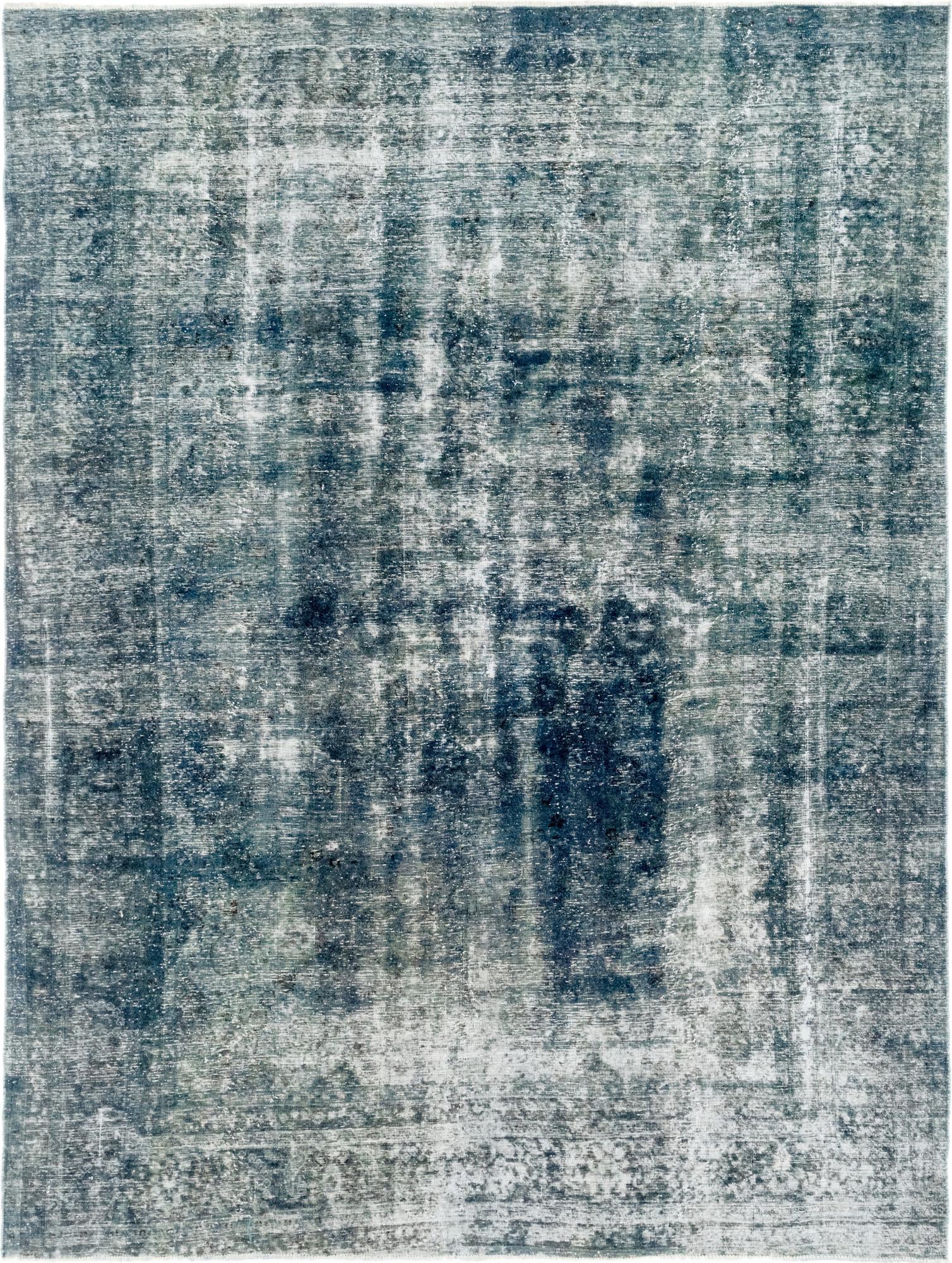 9' 3 x 12' 3 Hand Knotted Ultra Vintage Persian Wool Rug