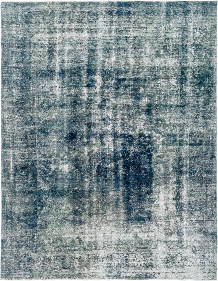 Detail image of 9' 3 x 12' 3 Hand Knotted Ultra Vintage Persian Wool Rug
