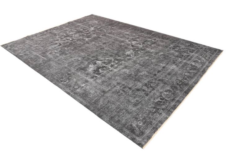 Detail image of 9' 2 x 12' 9 Hand Knotted Ultra Vintage Persian Wool Rug