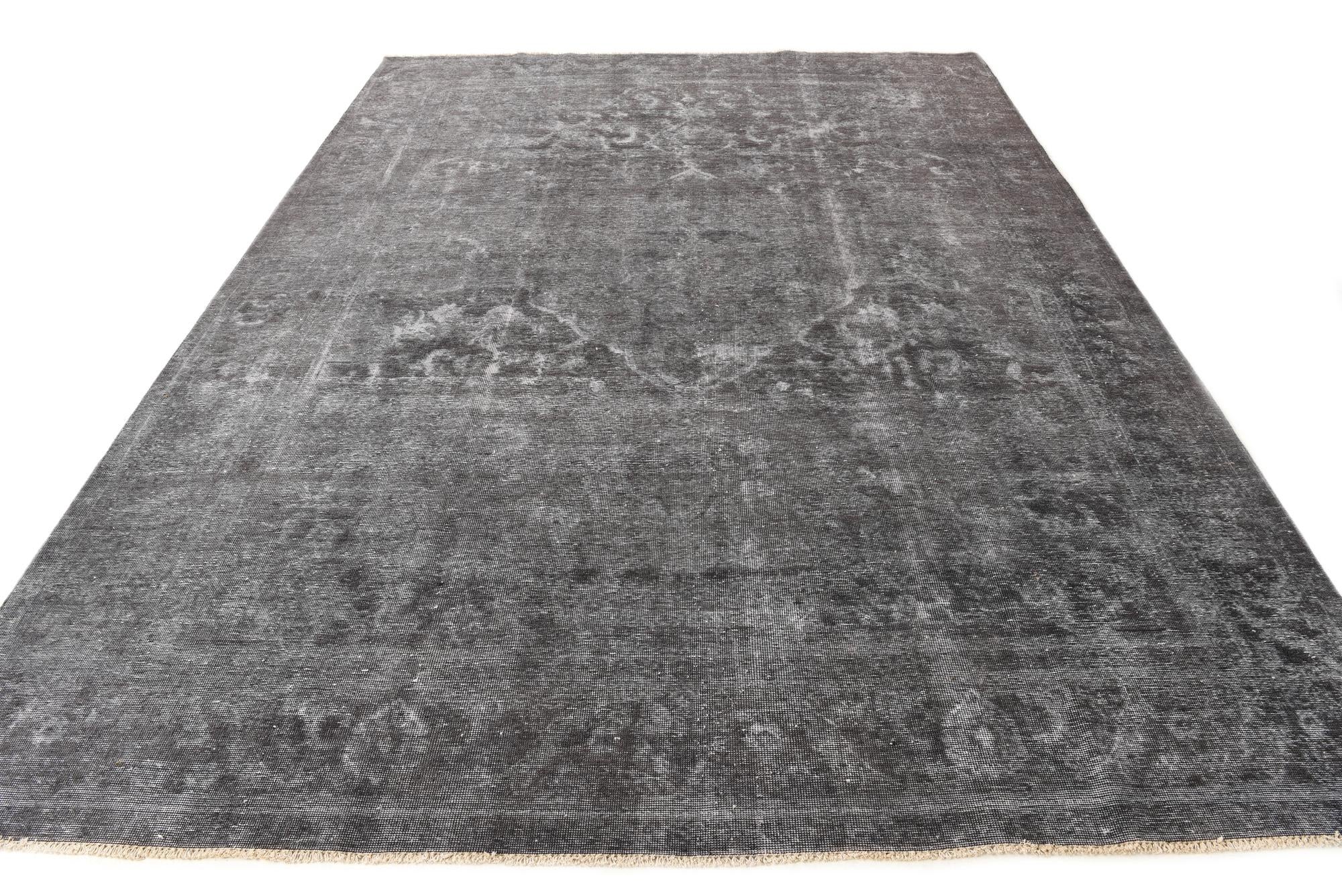 9' 2 x 12' 9 Hand Knotted Ultra Vintage Persian Wool Rug