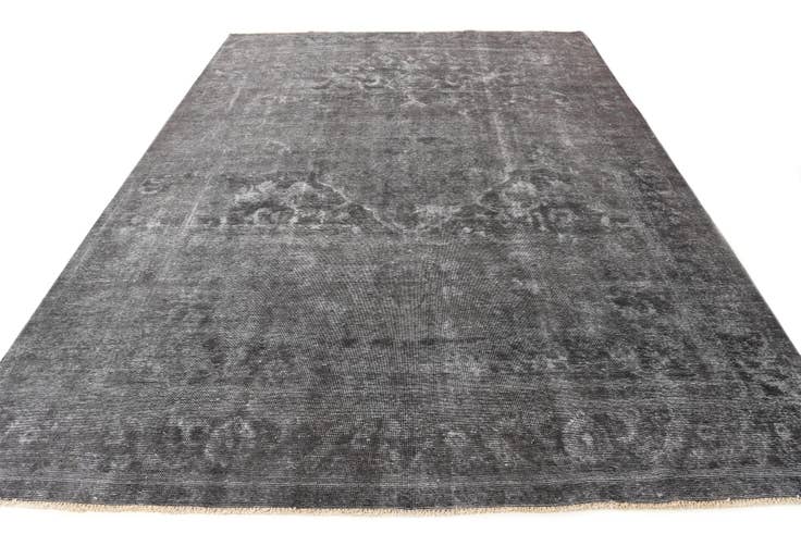 Detail image of 9' 2 x 12' 9 Hand Knotted Ultra Vintage Persian Wool Rug