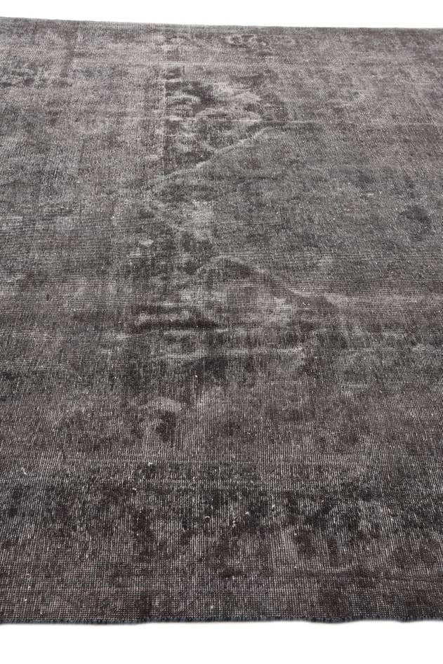 Detail image of 9' 2 x 12' 9 Hand Knotted Ultra Vintage Persian Wool Rug
