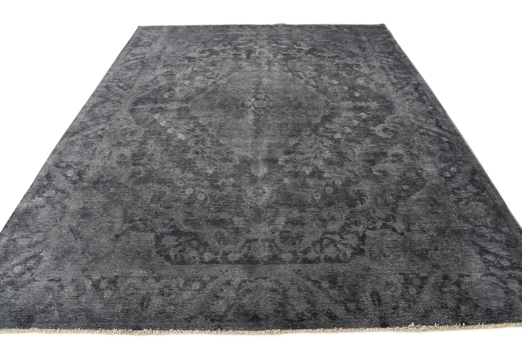 9' 4 x 12' 3 Hand Knotted Ultra Vintage Persian Wool Rug