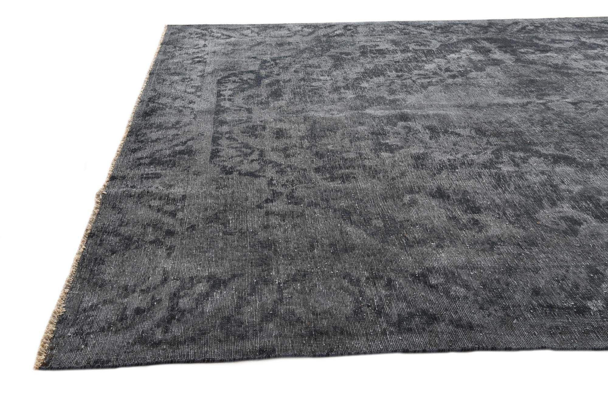 9' 4 x 12' 3 Hand Knotted Ultra Vintage Persian Wool Rug