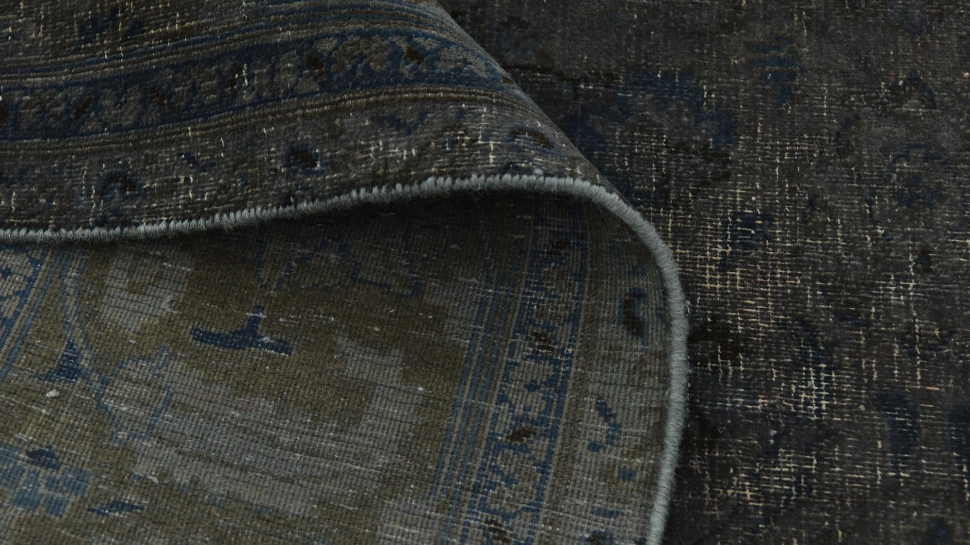9' x 12' Hand Knotted Ultra Vintage Persian Wool Rug