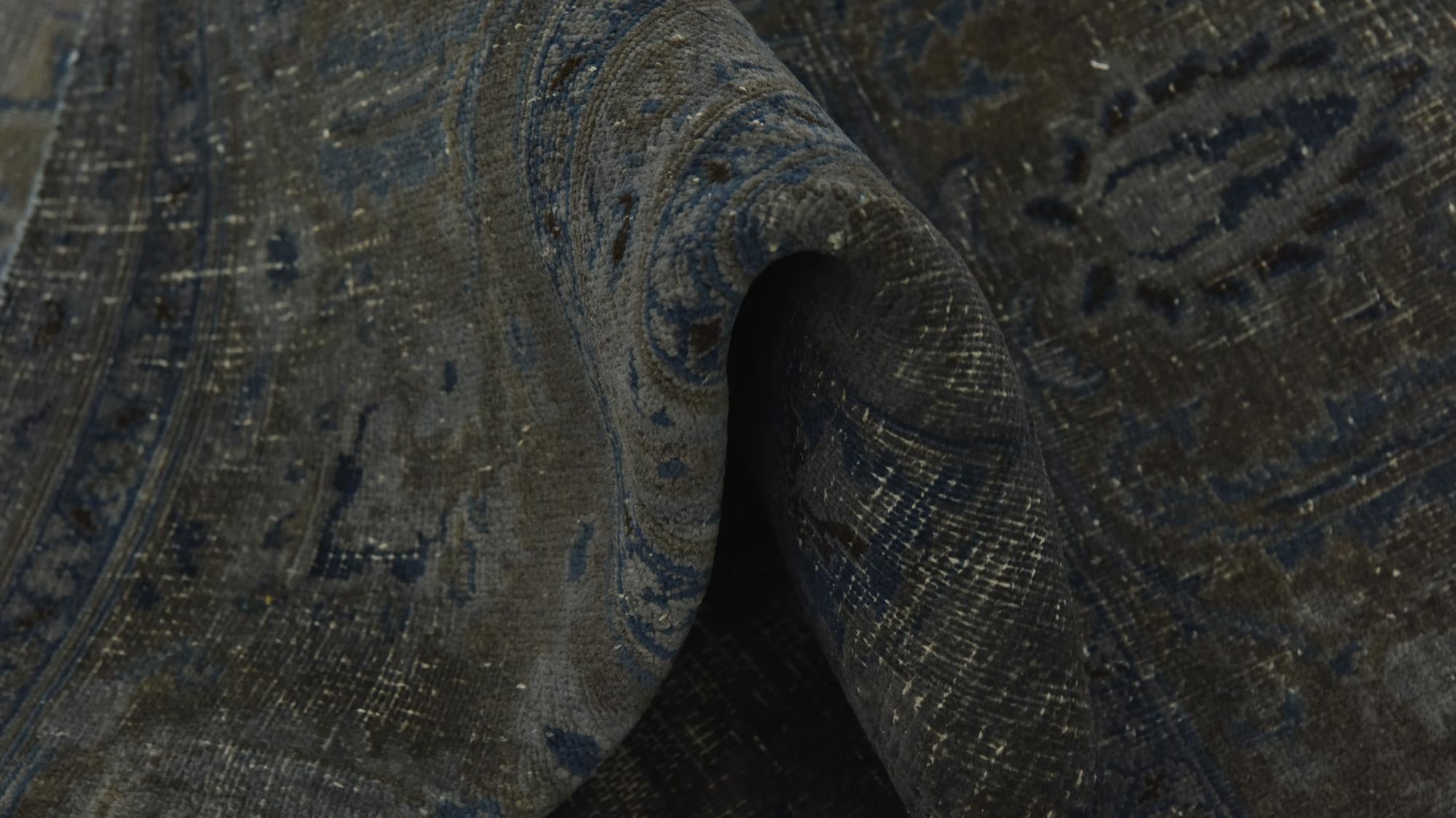 9' x 12' Hand Knotted Ultra Vintage Persian Wool Rug