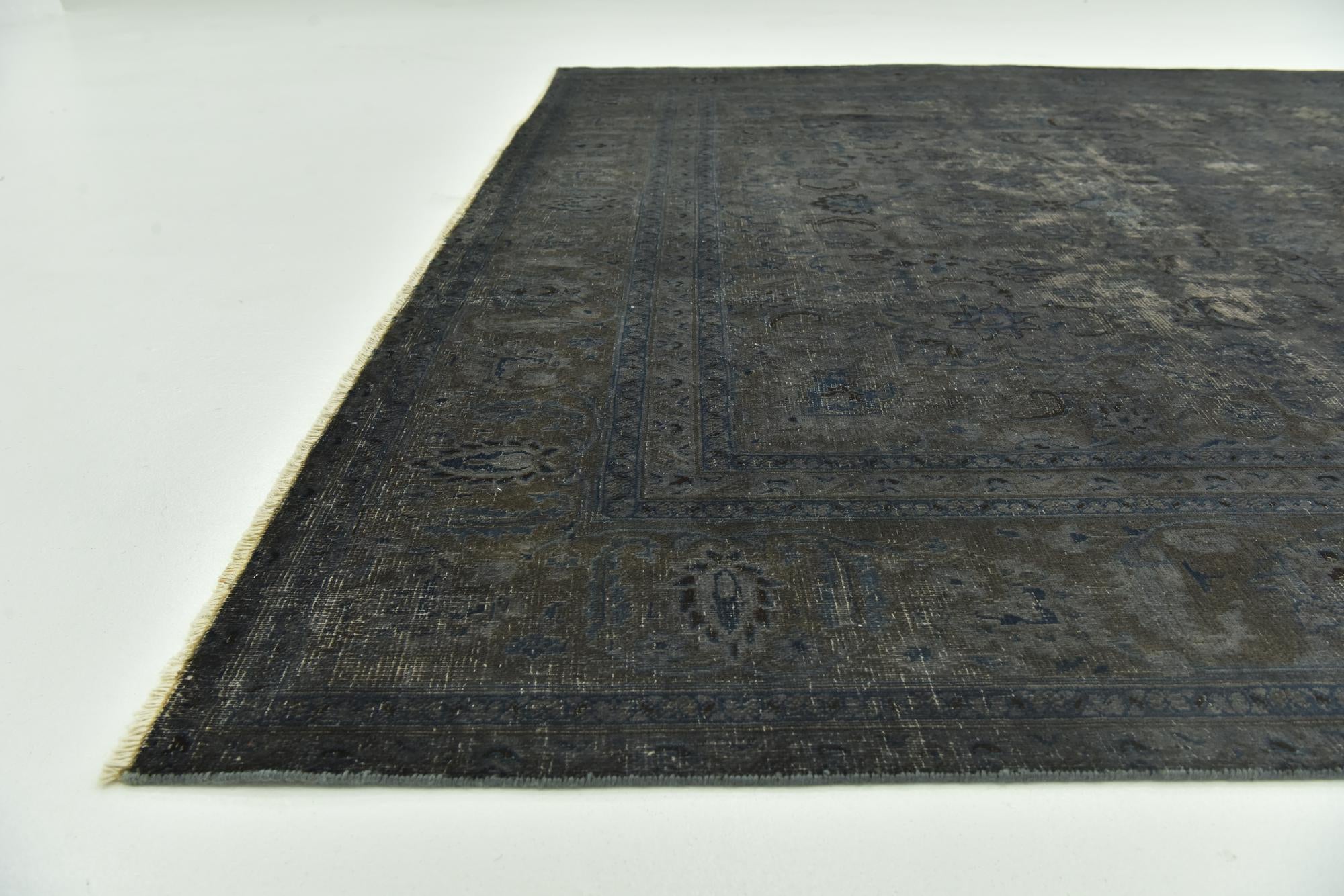 9' x 12' Hand Knotted Ultra Vintage Persian Wool Rug