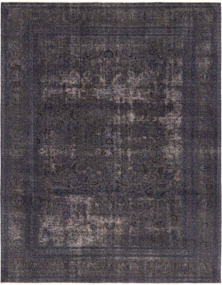 Detail image of 9' x 12' Hand Knotted Ultra Vintage Persian Wool Rug