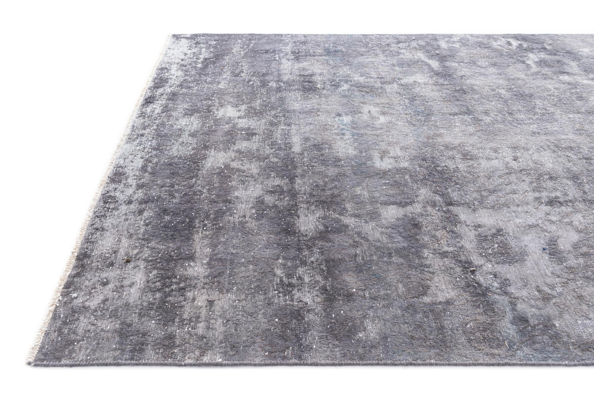 6' 4 x 9' 5 Hand Knotted Ultra Vintage Persian Wool Rug