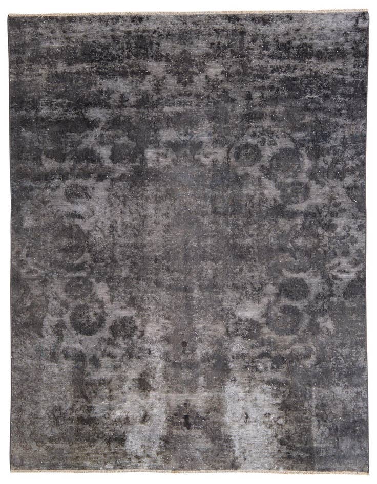 Detail image of 6' 4 x 9' 5 Hand Knotted Ultra Vintage Persian Wool Rug