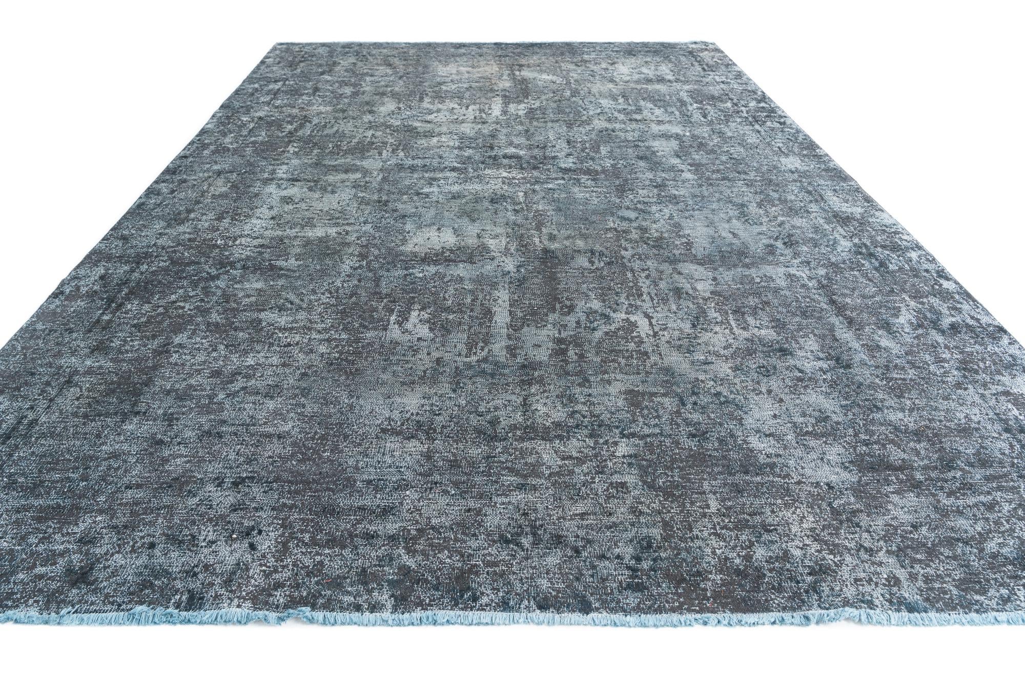 8' 6 x 12' 7 Hand Knotted Ultra Vintage Persian Wool Rug