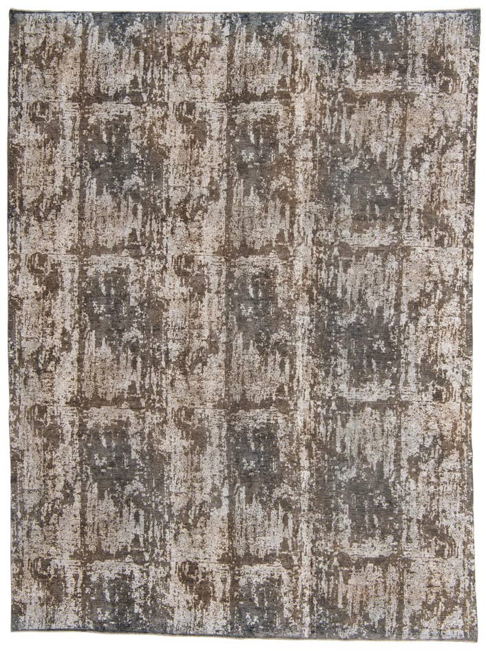 Detail image of 9' 2 x 12' 2 Hand Knotted Ultra Vintage Persian Wool Rug