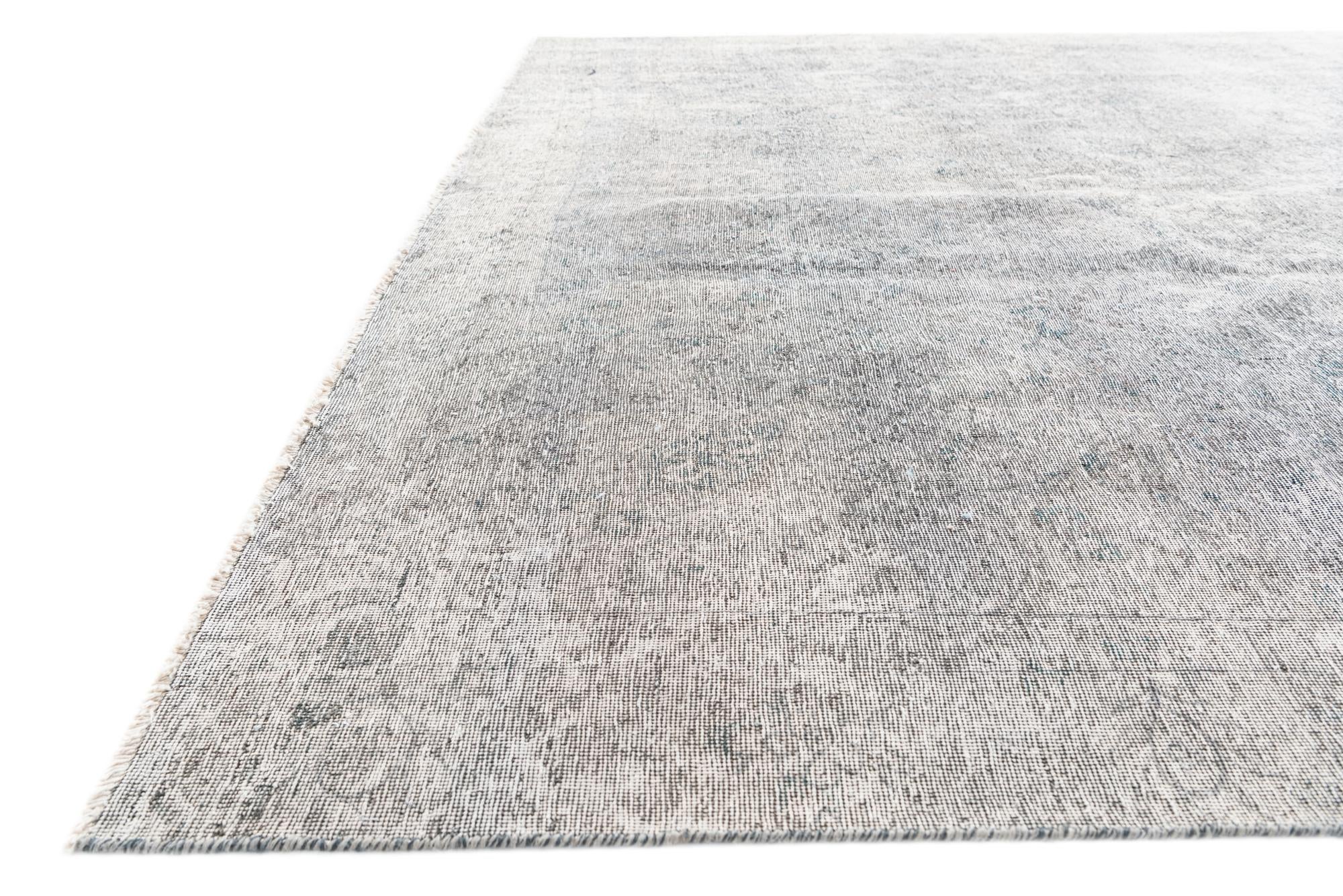 8' x 10' 7 Hand Knotted Ultra Vintage Persian Wool Rug