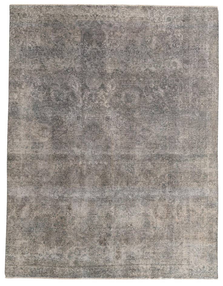 Detail image of 8' x 10' 7 Hand Knotted Ultra Vintage Persian Wool Rug