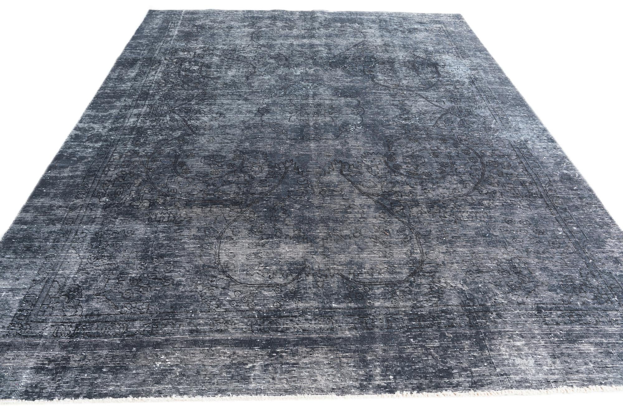 7' 5 x 10' 3 Hand Knotted Ultra Vintage Persian Wool Rug