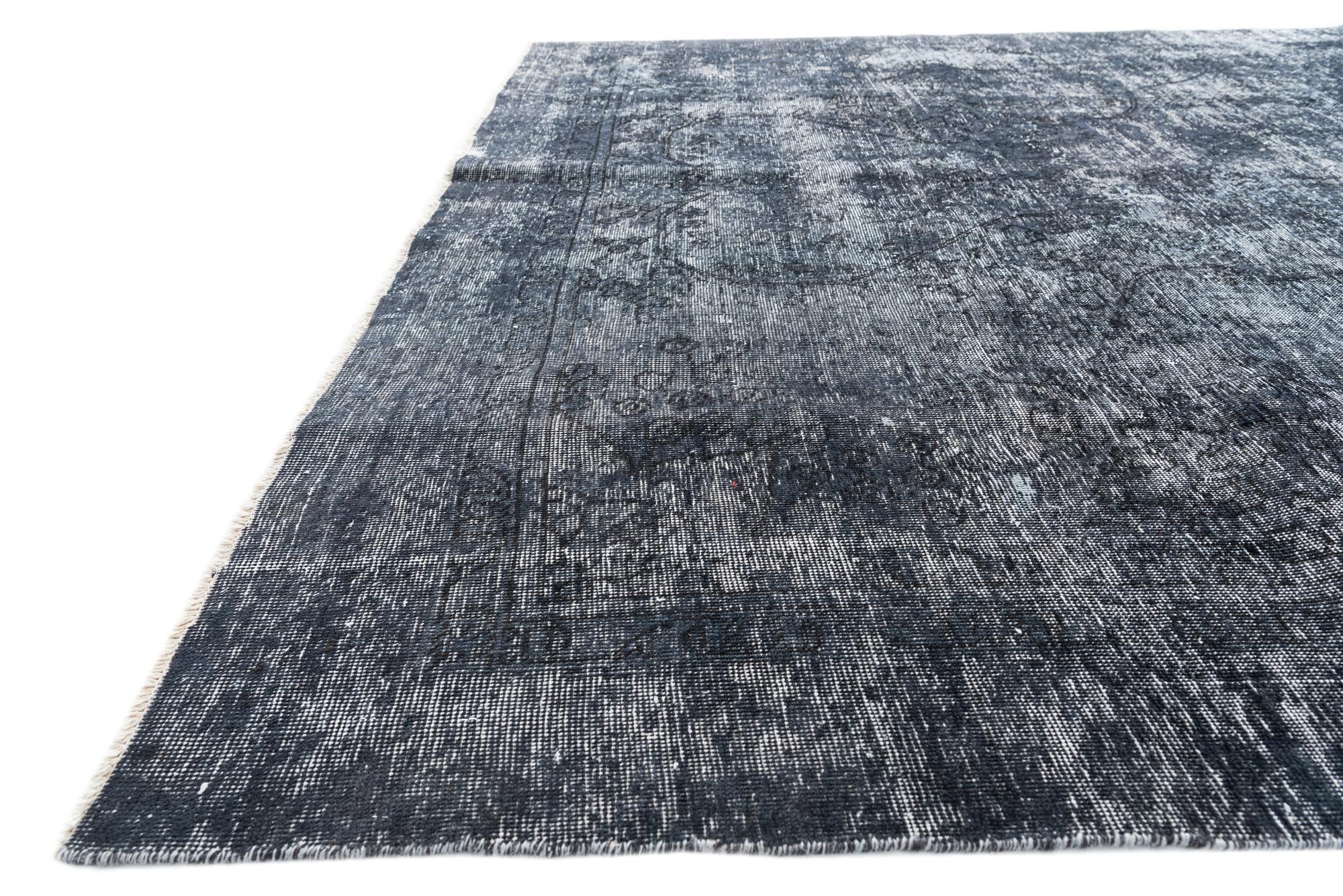 7' 5 x 10' 3 Hand Knotted Ultra Vintage Persian Wool Rug