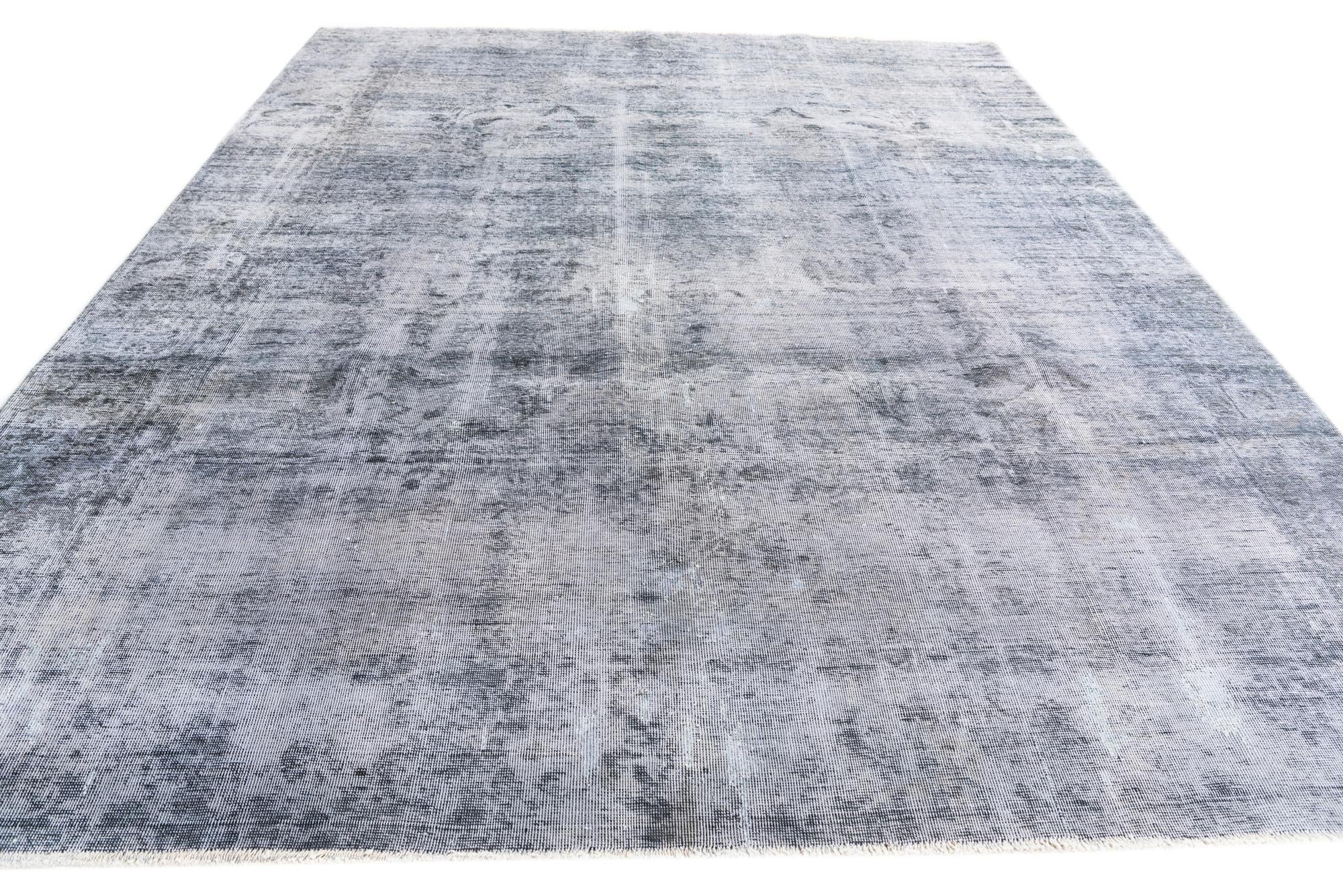 8' 7 x 11' 3 Hand Knotted Ultra Vintage Persian Wool Rug