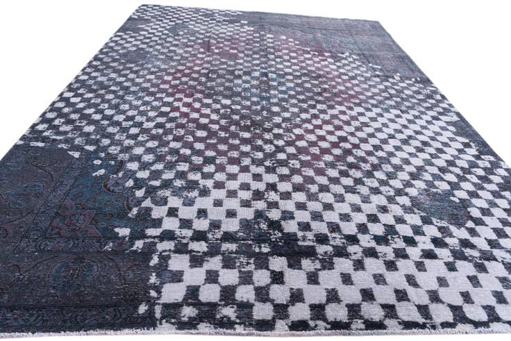 Detail image of 9' 9 x 13' 3 Hand Knotted Ultra Vintage Persian Wool Rug